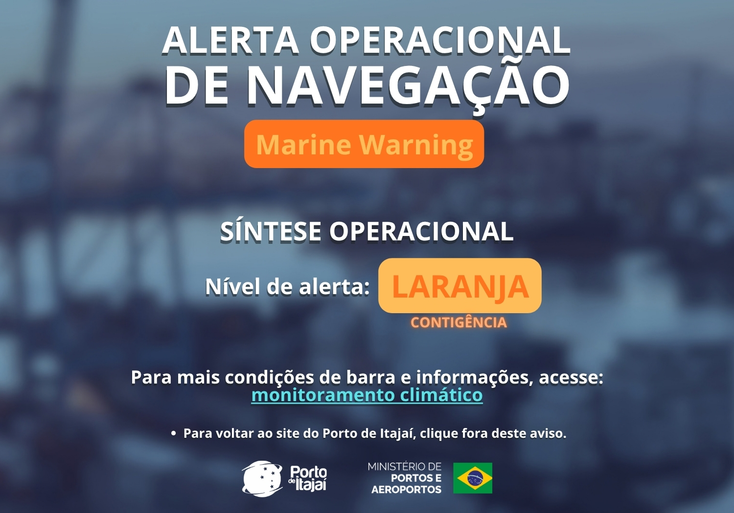 ALERTA LARANJA