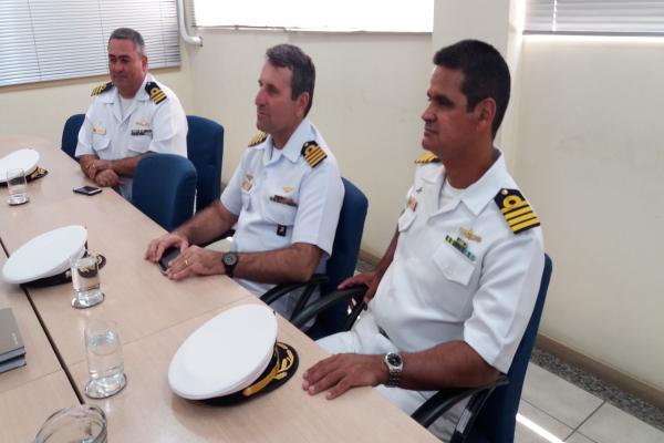 Novo Capitão dos Portos de Santa Catarina visita Superintendência do Porto de Itajaí.