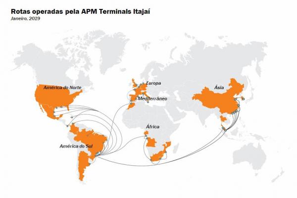 Complexo Portuário de Itajaí terá mais uma conexão com a Ásia