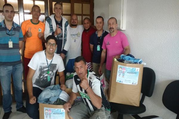 Porto em Ação realiza primeira entrega de agasalhos na campanha de 2019.