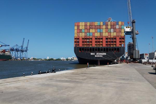 Porto de Itajaí registra aumento de 29% na movimentação de cargas em comparação com o mesmo período do ano passado.
