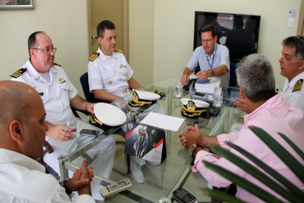 Comando da Capitania dos Portos de SC visita Porto de Itajaí