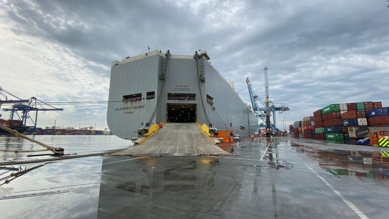 Porto de Itajaí recebe sua quarta atracação de navio Roll on Roll off