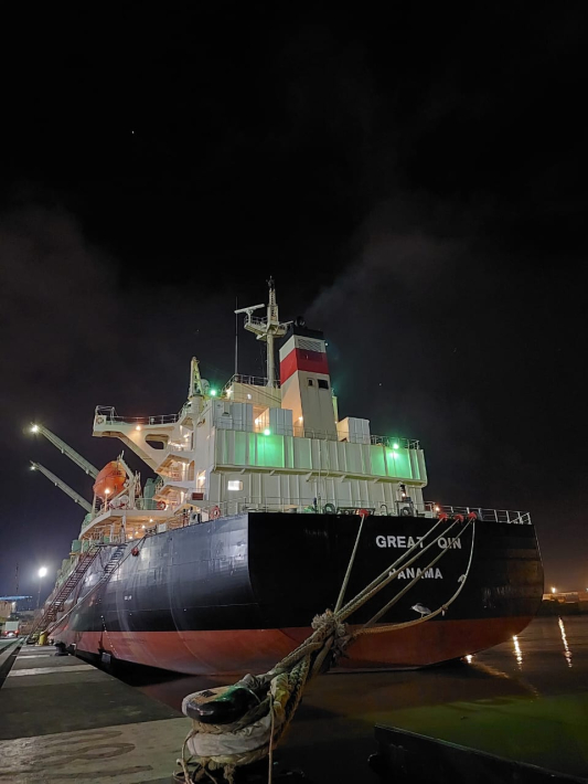 Porto de Itajaí realiza nova atracação com cargas de celulose