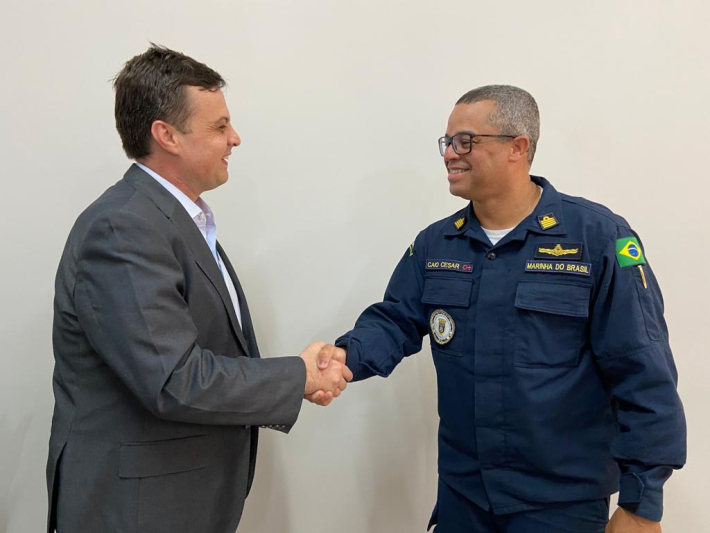 Diretoria da Superintendência do Porto de Itajaí recebe visita de Comitiva da Marinha do Brasil