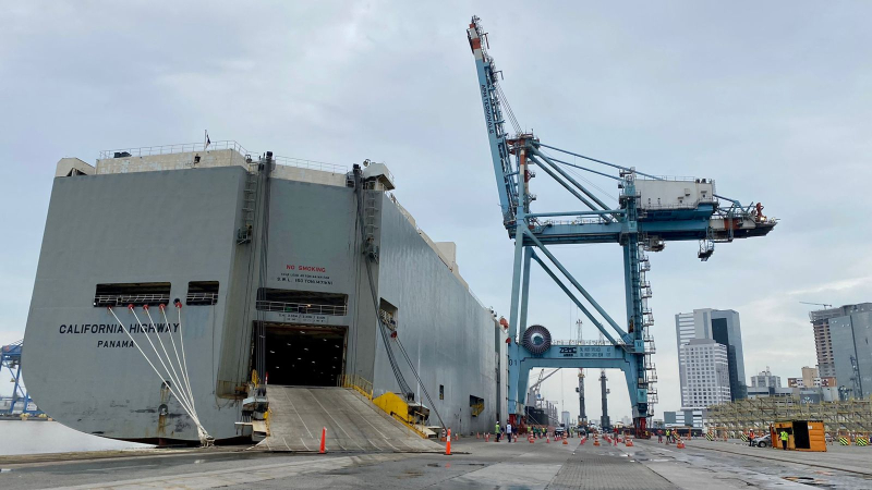 Porto de Itajaí recebe sua 12ª atracação de navio ROLL ON ROLL OFF