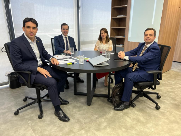 Superintendente do Porto de Itajaí reuniu-se com o novo Ministro de Portos e Aeroportos e nova Secretária Nacional de Portos e Transportes Aquaviários 