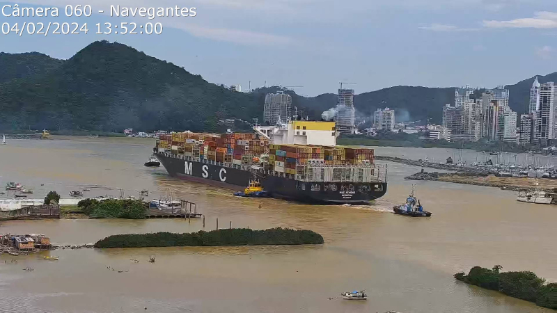 Complexo Portuário do Rio Itajaí Açu alcança a marca de 1.500 Giros na área da Nova Bacia de Evolução