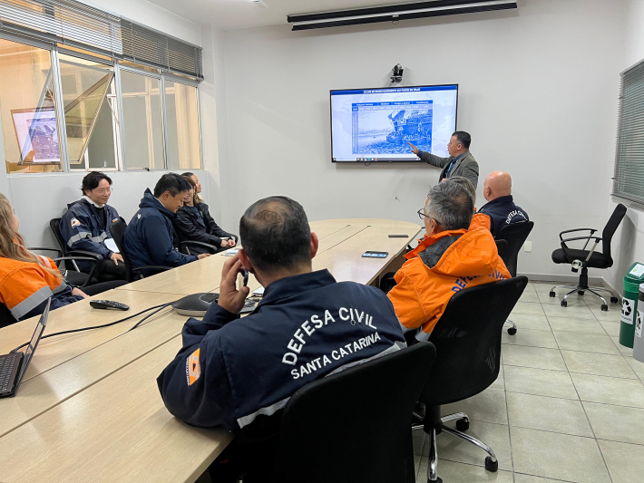 Autoridade Portuária de Itajaí recebe visita de Agência de Cooperação Internacional do Japão (JICA) e Defesa Civil Estadual