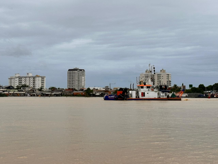 Superintendência do Porto de Itajaí retoma os trabalhos de dragagem de manutenção no Complexo Portuário do Rio Itajaí Açu.