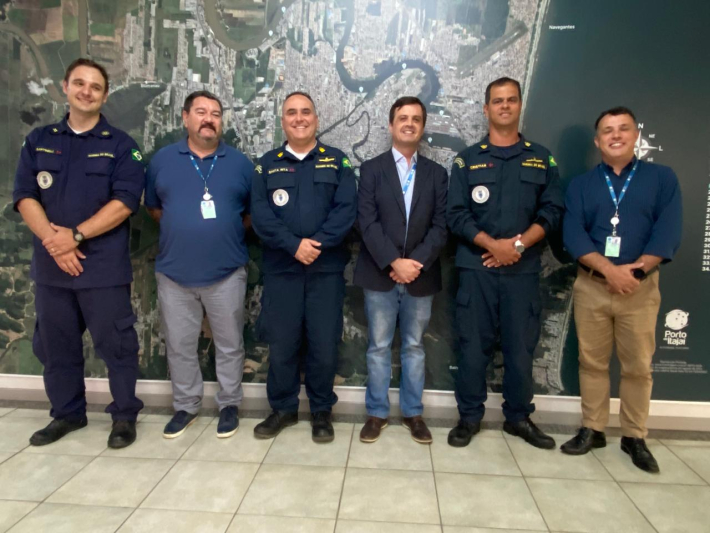 Diretoria da Superintendência do Porto de Itajaí recebe visita de Comitiva da Marinha do Brasil