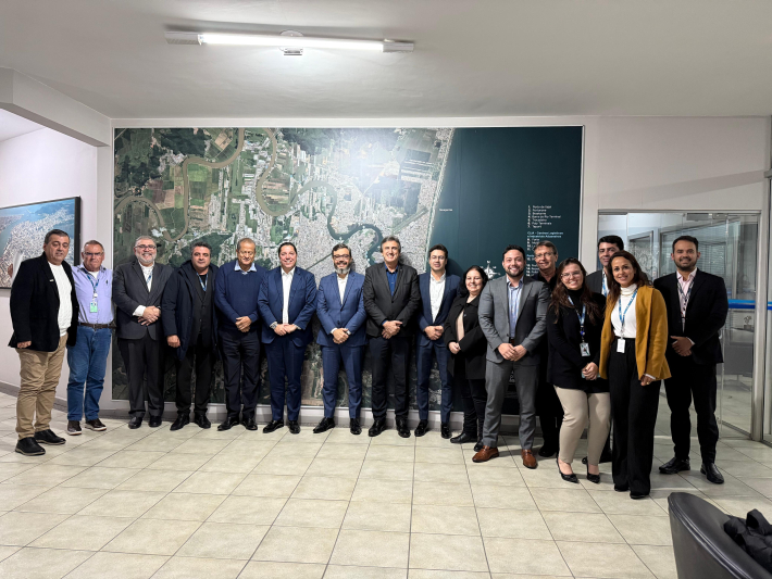 Conselho de Administração do Porto de Santos visita Porto de Itajaí 