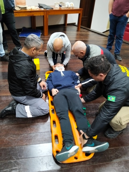 Porto de Itajaí realiza curso de Brigada de Incêndio e Emergências para servidores Porto de Itajaí realiza curso de Brigada de Incêndio e Emergências para servidores
