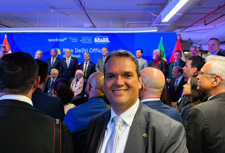 Superintendente do Porto de Itajaí participa da abertura do escritório da ApexBrasil na Índia e destaca oportunidades para SC