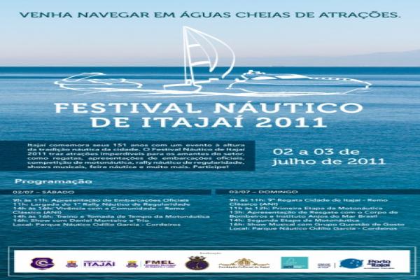 Festival Náutico acontece dias 02 e 03 de julho